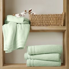 Quick Dry 100% Cotton Towel Set, Seafoam color