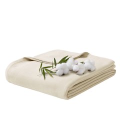 Bamboo Cotton Rayon from Bamboo Cotton Blanket, Ivory color