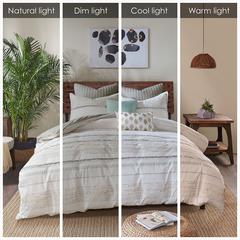 Cotton Printed Comforter Set with Trims