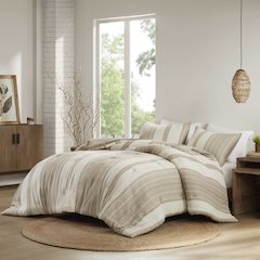 Mesa Comforter 3 PCS Set, Tan color