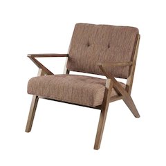 Orange Retro Rocket Lounge Chair with Comfortable Seat and Stylish Design