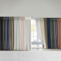Twist Tab Lined Window Curtain Panel