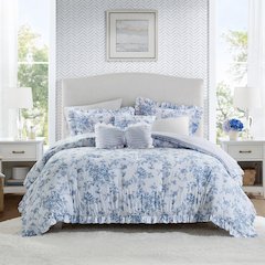 5 Pieces Comforter Set with Decorative Pillows
