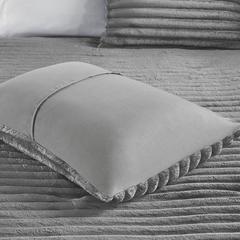 2 Piece Corded Plush Comforter Set