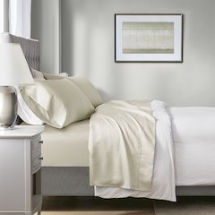1000 Thread Count HeiQ Smart Temperature Cotton Blend 4 PC Sheet Set