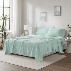Micro Fleece Sheet Set in Aqua