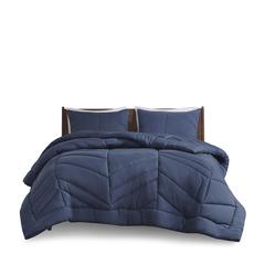 Quilted Chevron Comforter Set