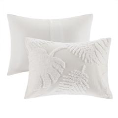 Coastal Palm Chenille 3-Piece Duvet Cover Set, Belen Kox