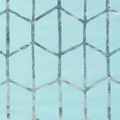 Total Blackout Metallic Print Grommet Top Curtain Panel