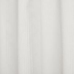 Sheer Striped Shower Curtain - White, Belen Kox