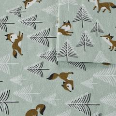 Cotton Flannel Printed Sheet Set
