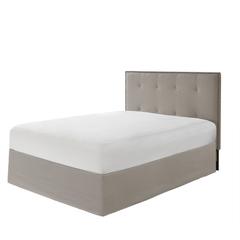 Simple Fit Wrap Around Adjustable Bedskirt, Khaki color