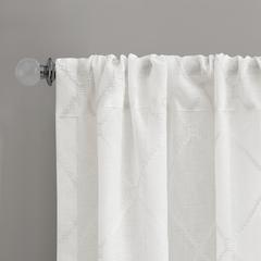 Diamond Sheer Window Curtain Panel