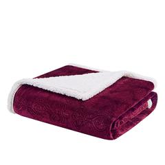 Oversized Textured Plush Throw