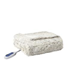 Oversized Faux Fur Heated Throw