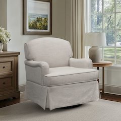 Melody Swivel Glider Skirted ArmChair