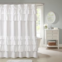 Ruffled Shower Curtain