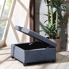 Soft Close Storage Ottoman