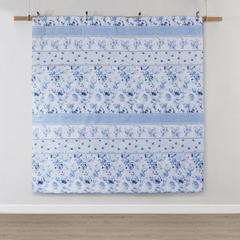 Floral Striped Comforter Set