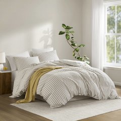 Etta 3PCS Duvet Set, Tan color
