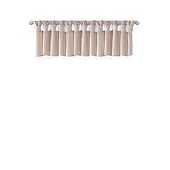 Lightweight Faux Silk Valance With Beads