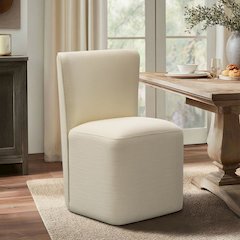 Vela Dining Chair with castors