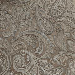 Jacquard Window Rod Pocket Valance With Beads