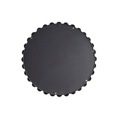 Beaded Round Wall Mirror 27"D