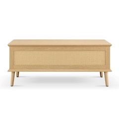 Rattan Lift-Top Coffee Table with Storage