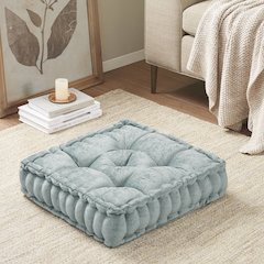 Azza Poly Chenille Square Floor Pillow Cushion Compress Pack