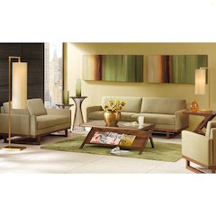 Coffee Table with Tempered Glass