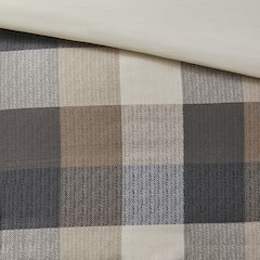 6 Piece Herringbone Duvet Cover Set