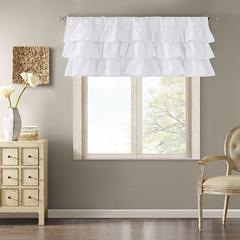 Cotton Oversized Ruffle Valance
