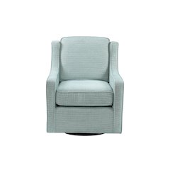Chenille Swivel Chair