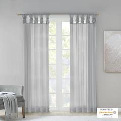 Twist Tab Voile Sheer Window Pair