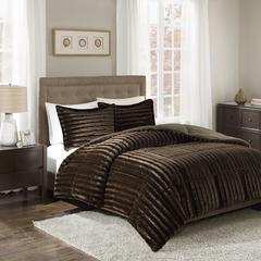 Faux Fur Comforter Mini Set