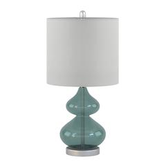 Ellipse Blue Glass Table Lamp Set (Set of 2), Belen Kox