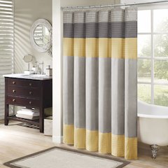 Amherst Faux Silk Shower Curtain