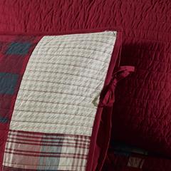 Sunset 5 Piece Day Bed Cover Set, Red color