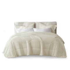 Reversible Tencel Comforter Blanket, Ivory color