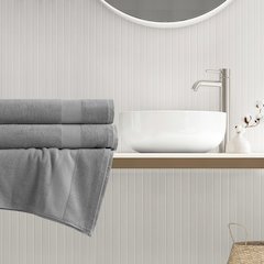 500GSM Plush 2pc XL Towel Set, Charcoal color