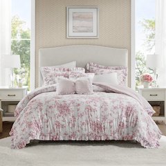 5 Pieces Comforter Set with Decorative Pillows