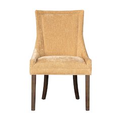 Ultra Upholstered Dining Side Chairs with wood legs (Set of 2)