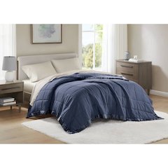 Windom Lightweight Down Alternative Blanket with Satin Trim