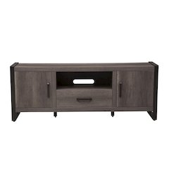 Tanners Creek Entertainment Center w Piers in Graystone