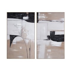 Oak Lines Wall Decor