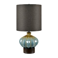 29.5"H Ceramic Table Lamp With Linen Shade