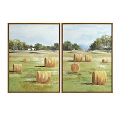 Hay Rolls Wall Decor