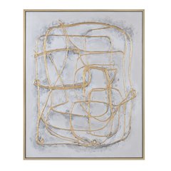 Gilded Lines Wall Decor