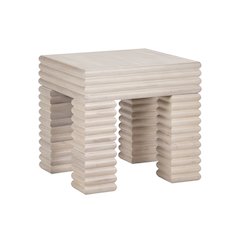 Square Reeded Accent_End Table